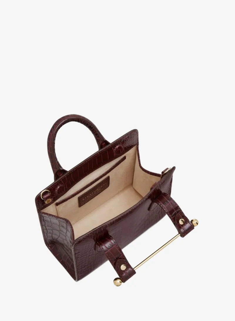 Strathberry  The Strathberry Nano Tote in Croc bag for Women | Best Price UAE